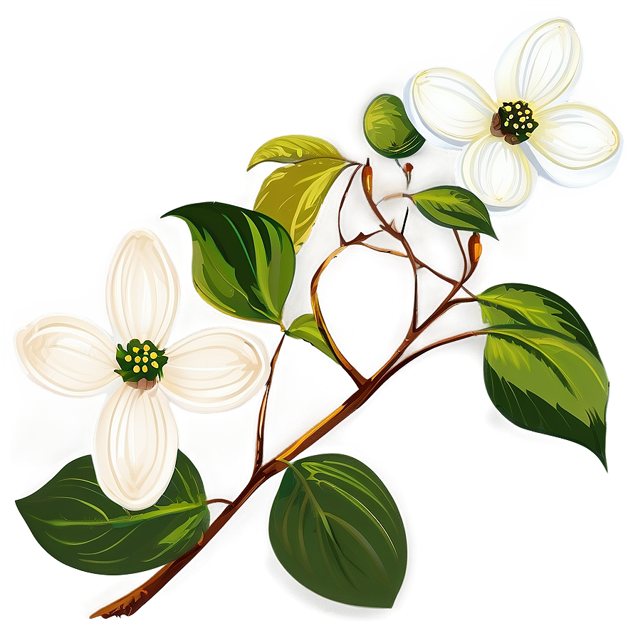 Dogwood Illustration Png 66