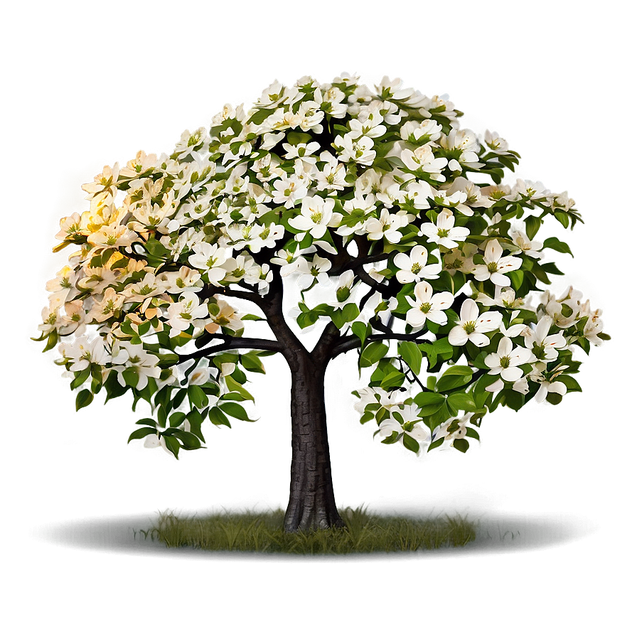 Dogwood Tree At Sunset Png 17