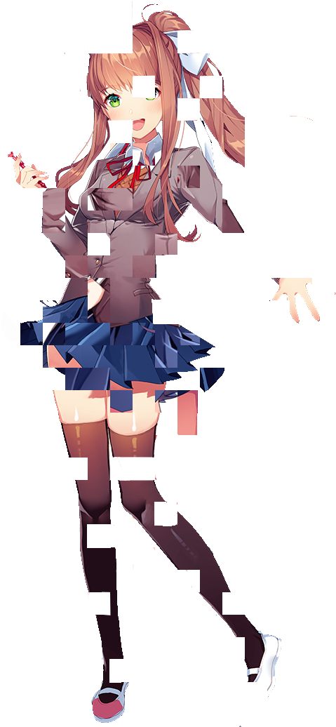 Doki Doki Literature Club Monika Pose