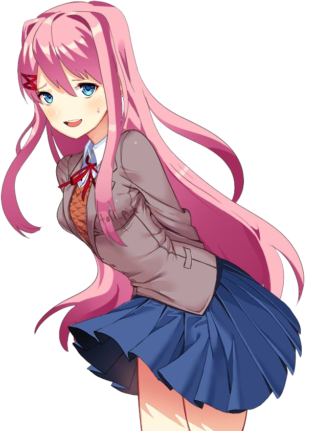 Doki Doki Literature Club Monika Pose