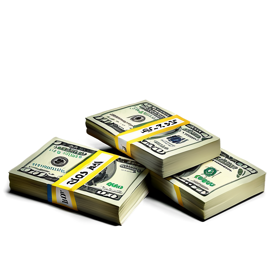 Dollar Bills Heap Png 06132024