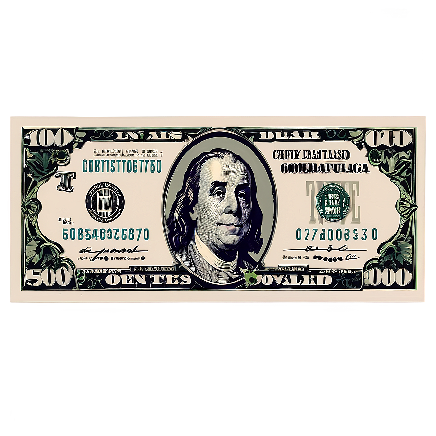 Dollar Bills Illustration Money Vector Png Kku