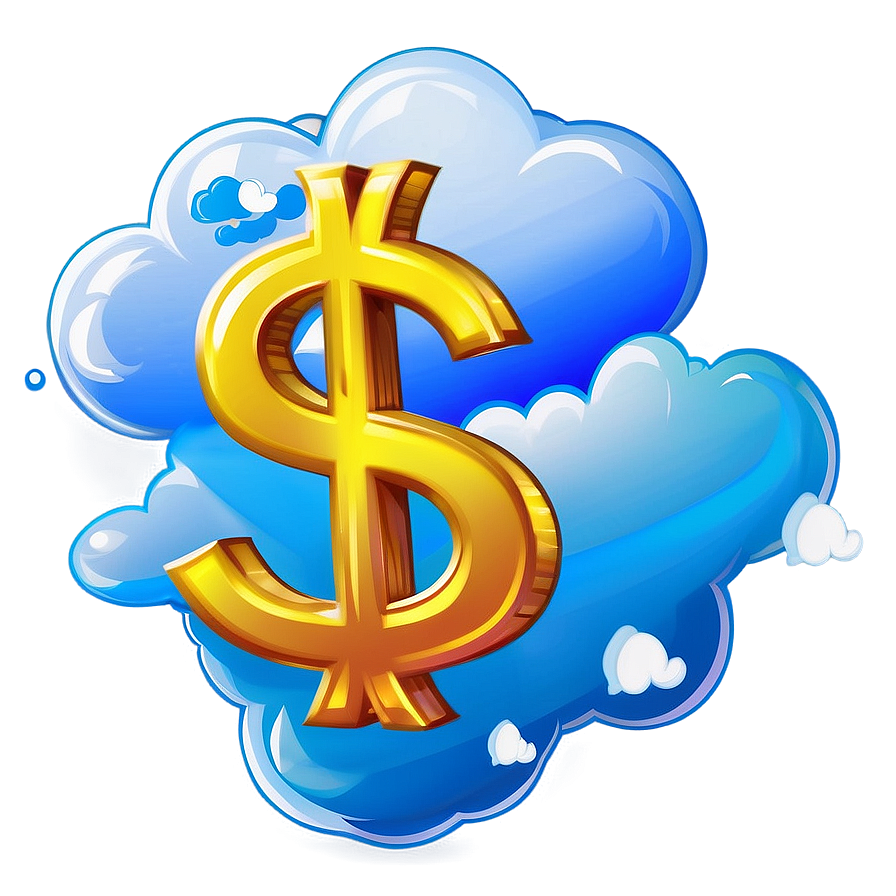 Dollar Sign In Cloud Png 97