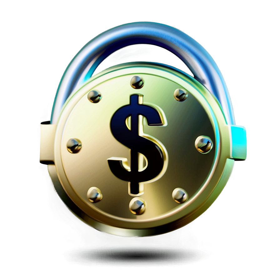 Dollar Sign In Lock Png 05242024