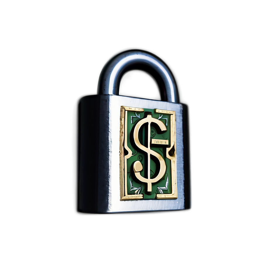 Dollar Sign In Lock Png 05242024