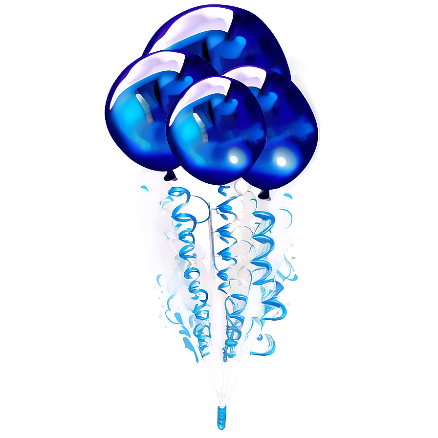 Dolphin Blue Balloons Png 22