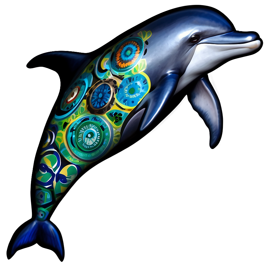 Dolphin Mandala Png 05062024