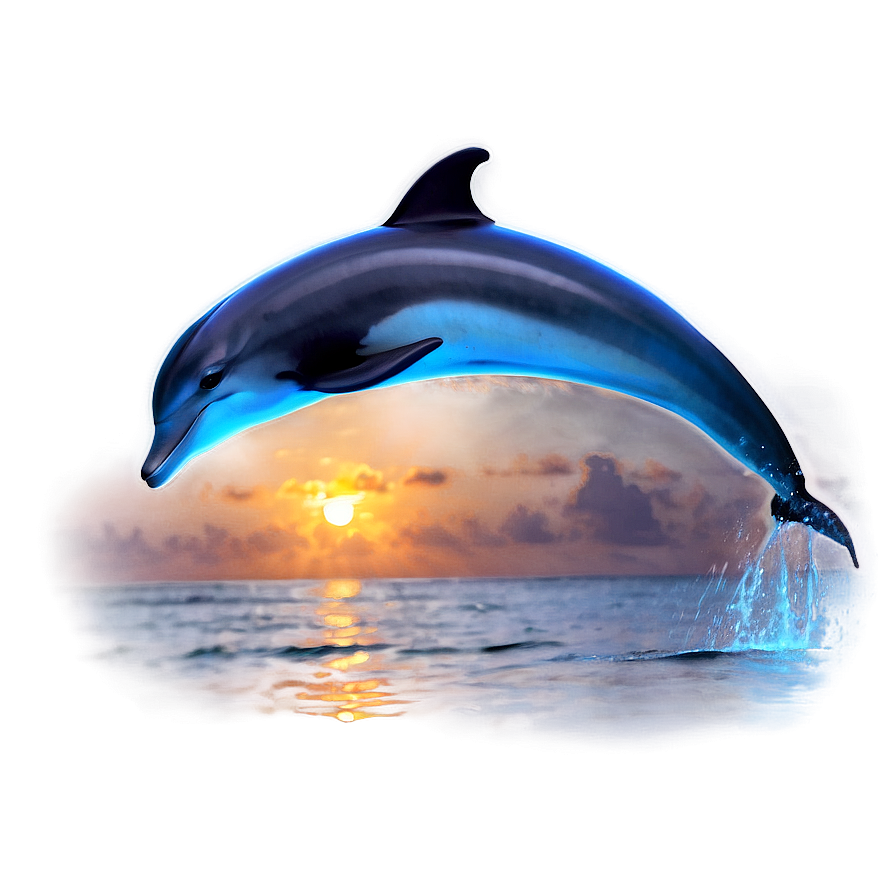 Dolphin Sunset Png 05062024