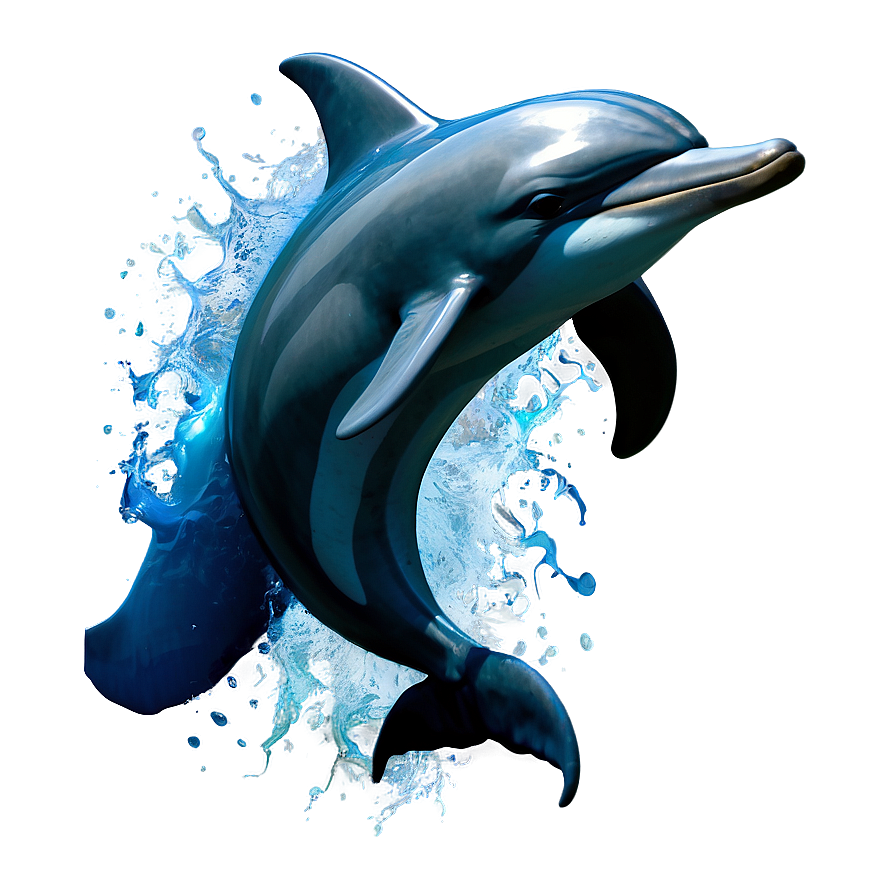 Dolphins Illustration Png Vva