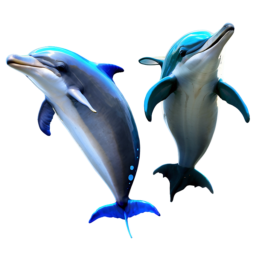 Dolphins In Love Png 6