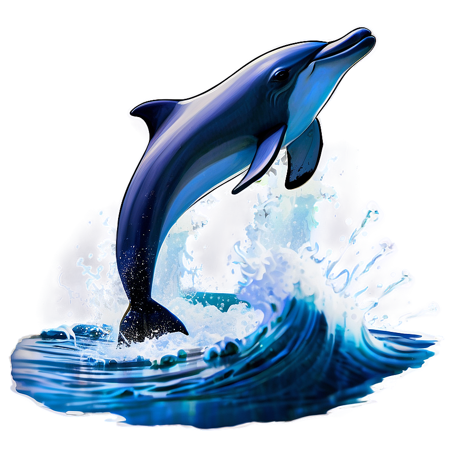 Dolphins In Wave Png 06112024