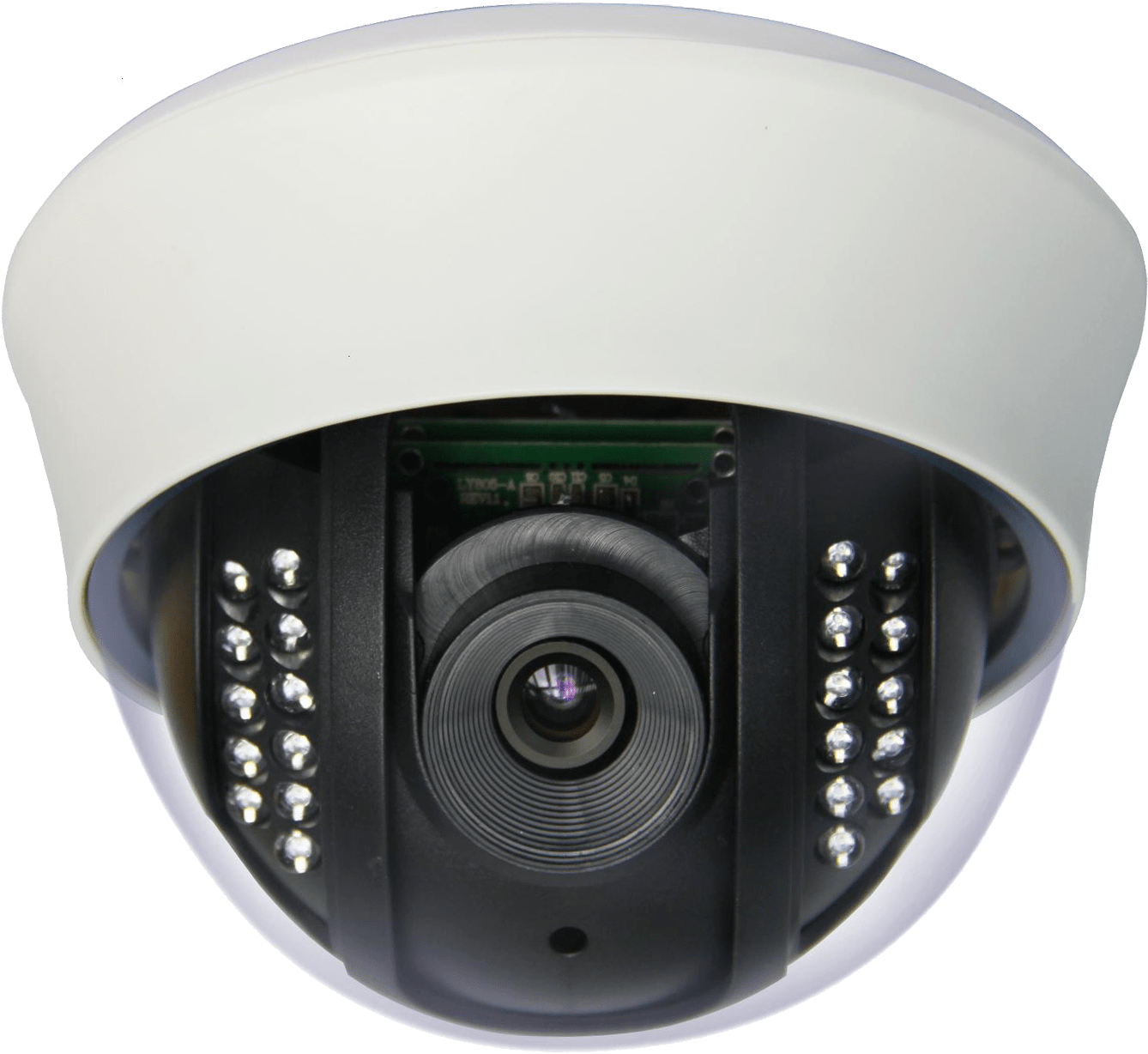 Dome Security Camera Closeup