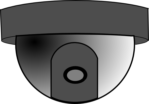 Dome Security Camera Illustration