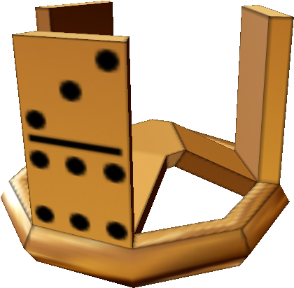 Dominoes Standing Falling Chain Reaction