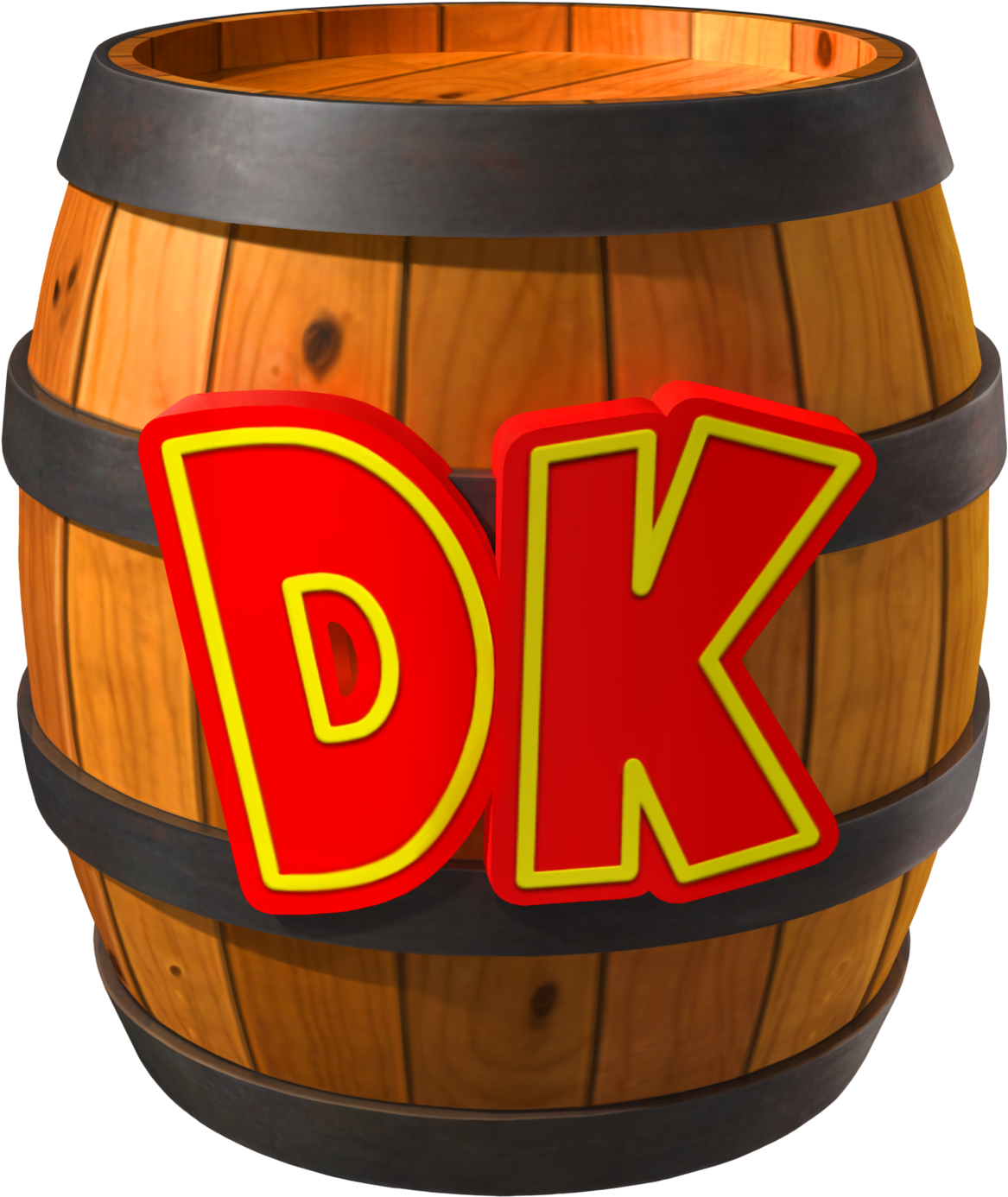 Donkey Kong Barrel D K Logo