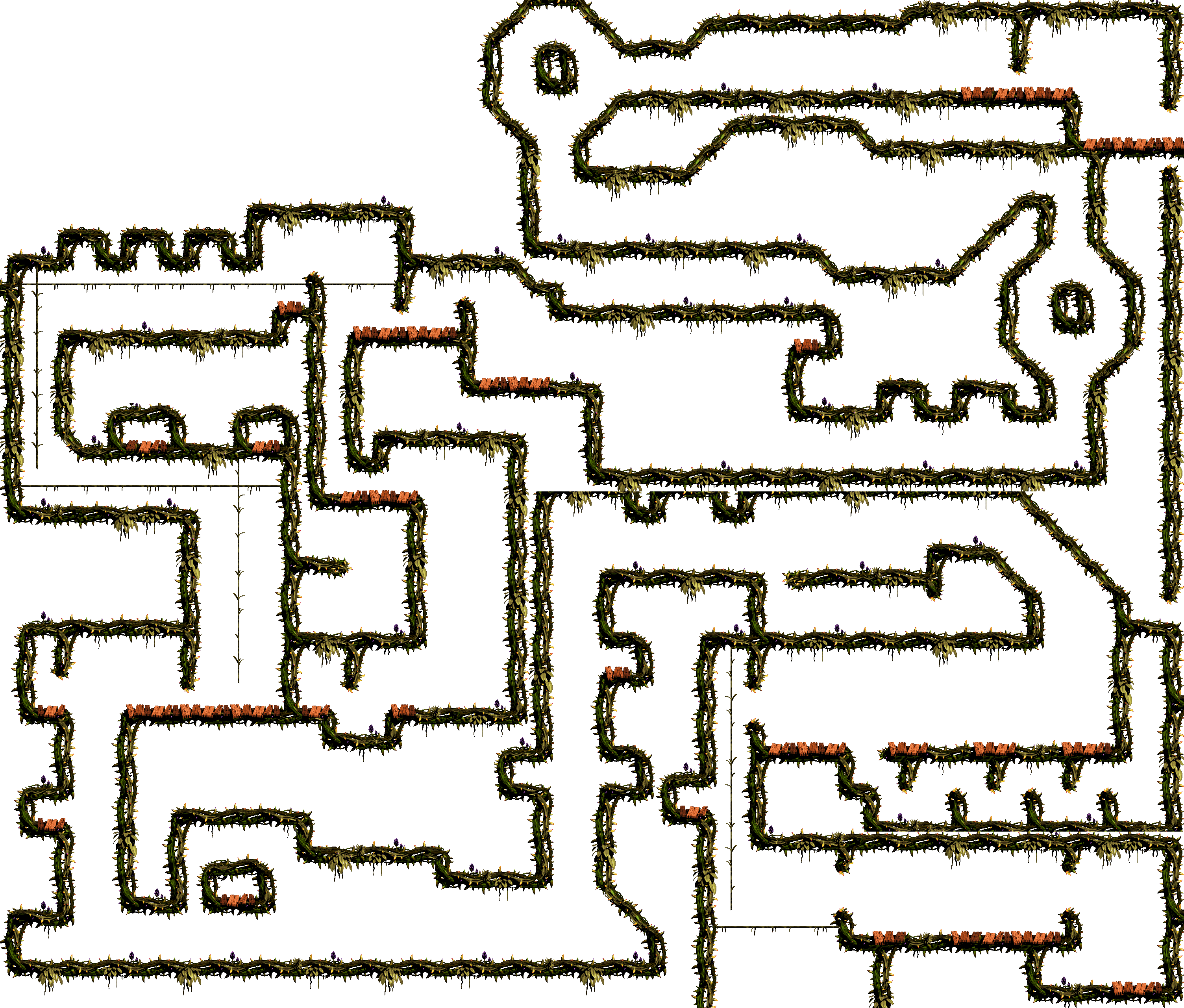 Donkey Kong Classic Maze Map