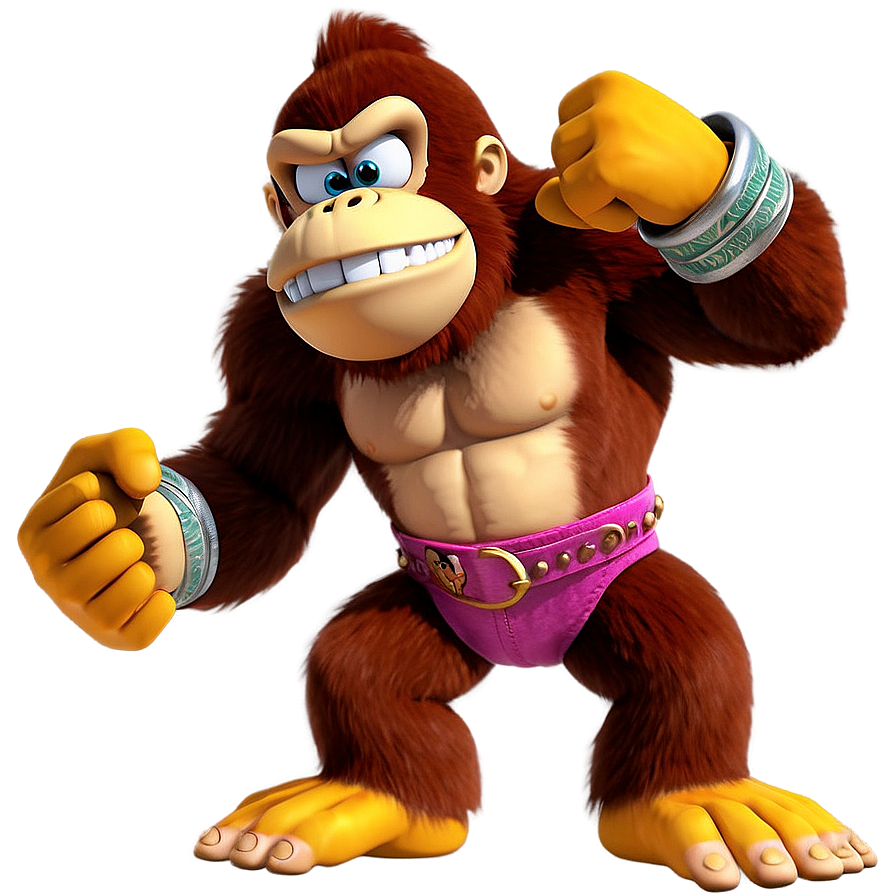 Donkey Kong In Battle Gear Png 05232024