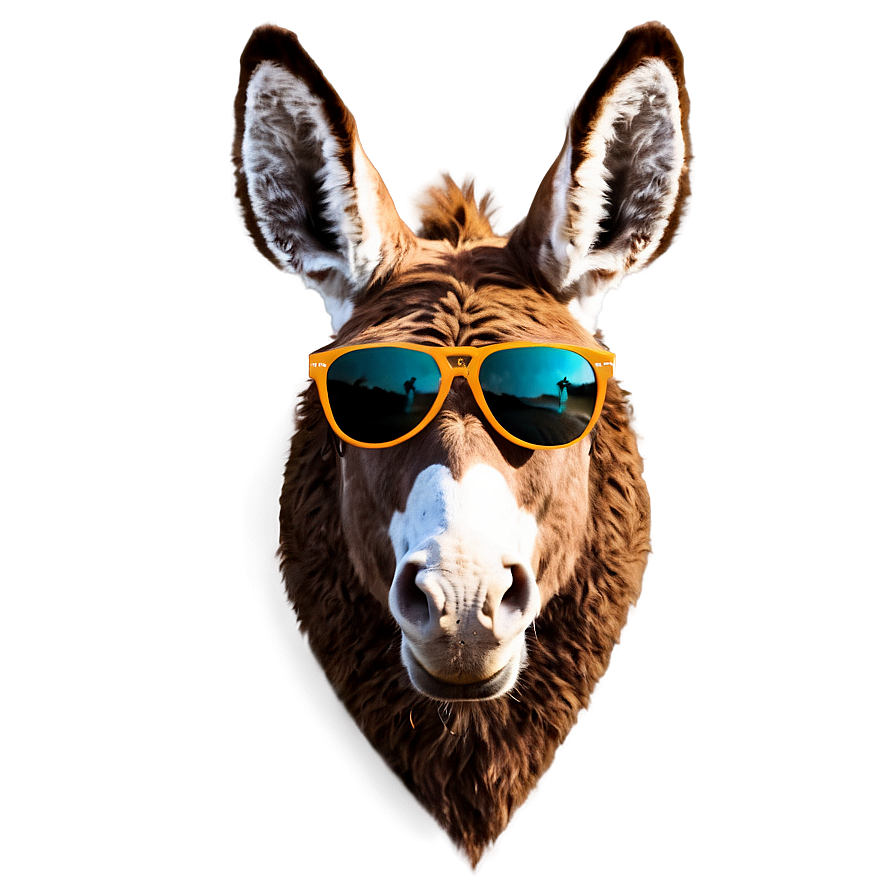 Donkey With Sunglasses Png Wqw77