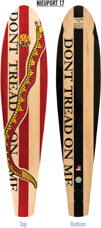 Dont Tread On Me Skateboard Design