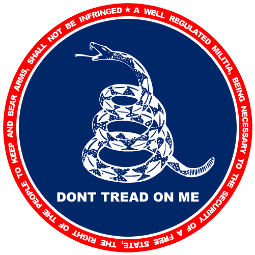 Dont Tread On Me Snake Emblem