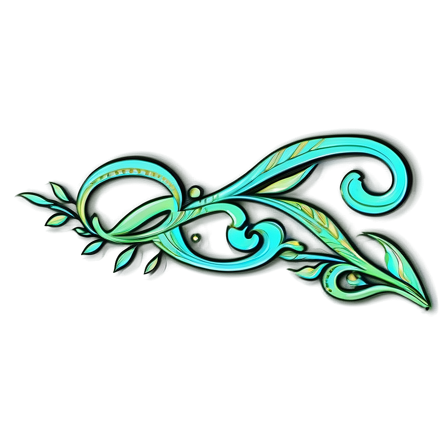 Doodle Decorative Line Png 97