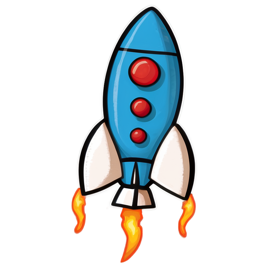 Doodle Pop Rocket Png 06242024