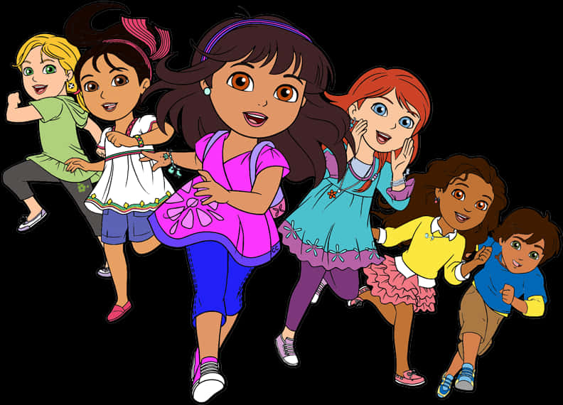 Dora_and_ Friends_ Animated_ Group