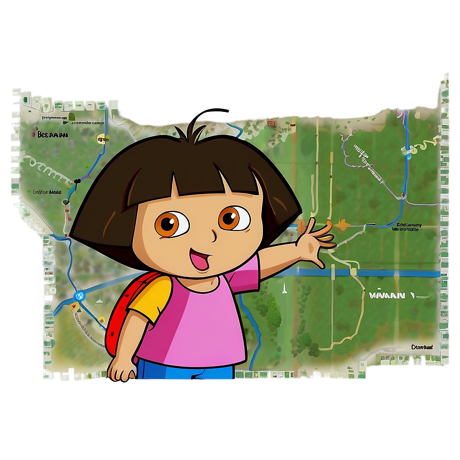 Dora And Map Png 05242024