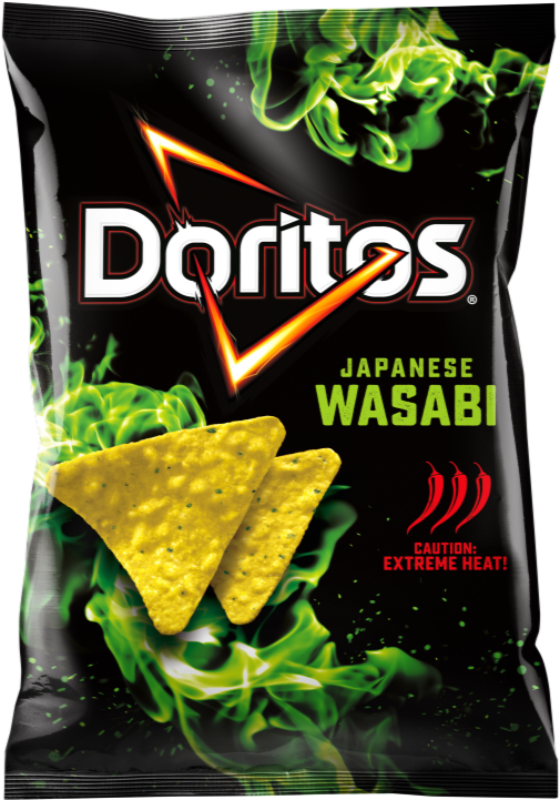 Doritos Japanese Wasabi Flavor Packaging