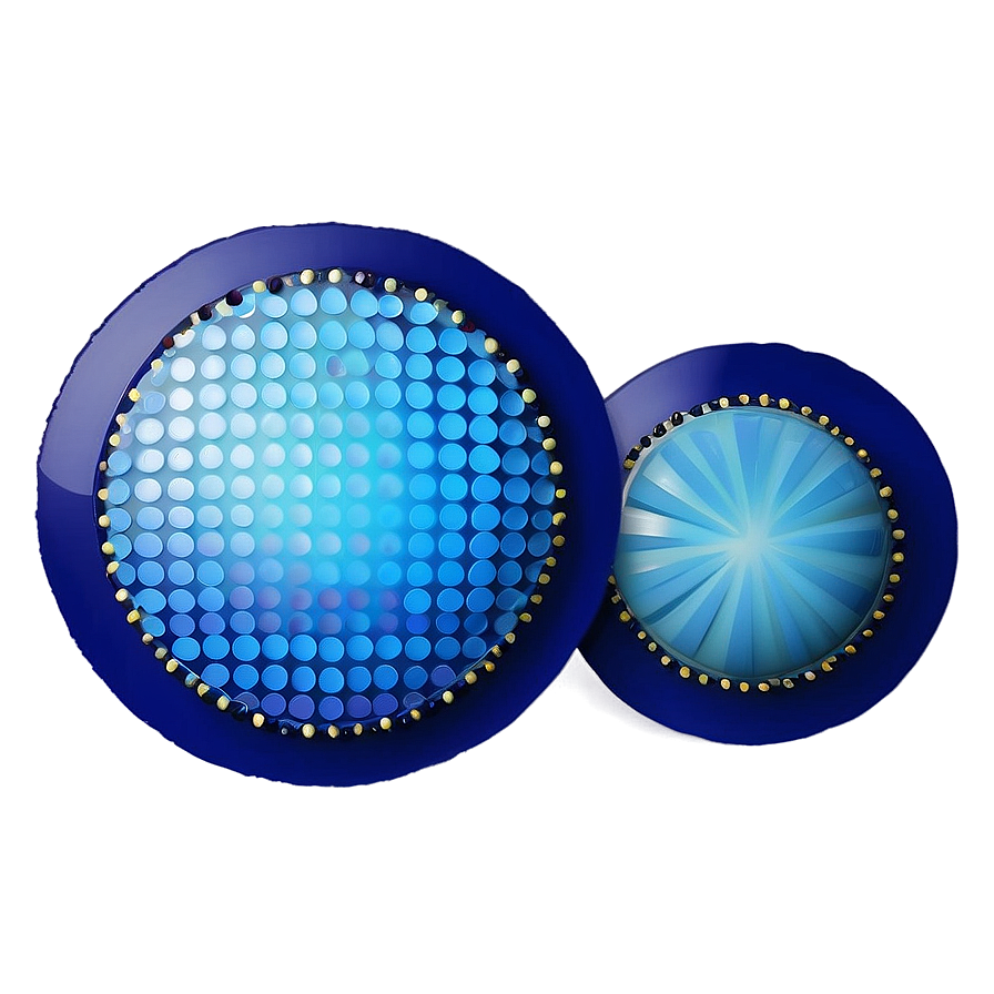 Dotted Blue Circle Png Sbv