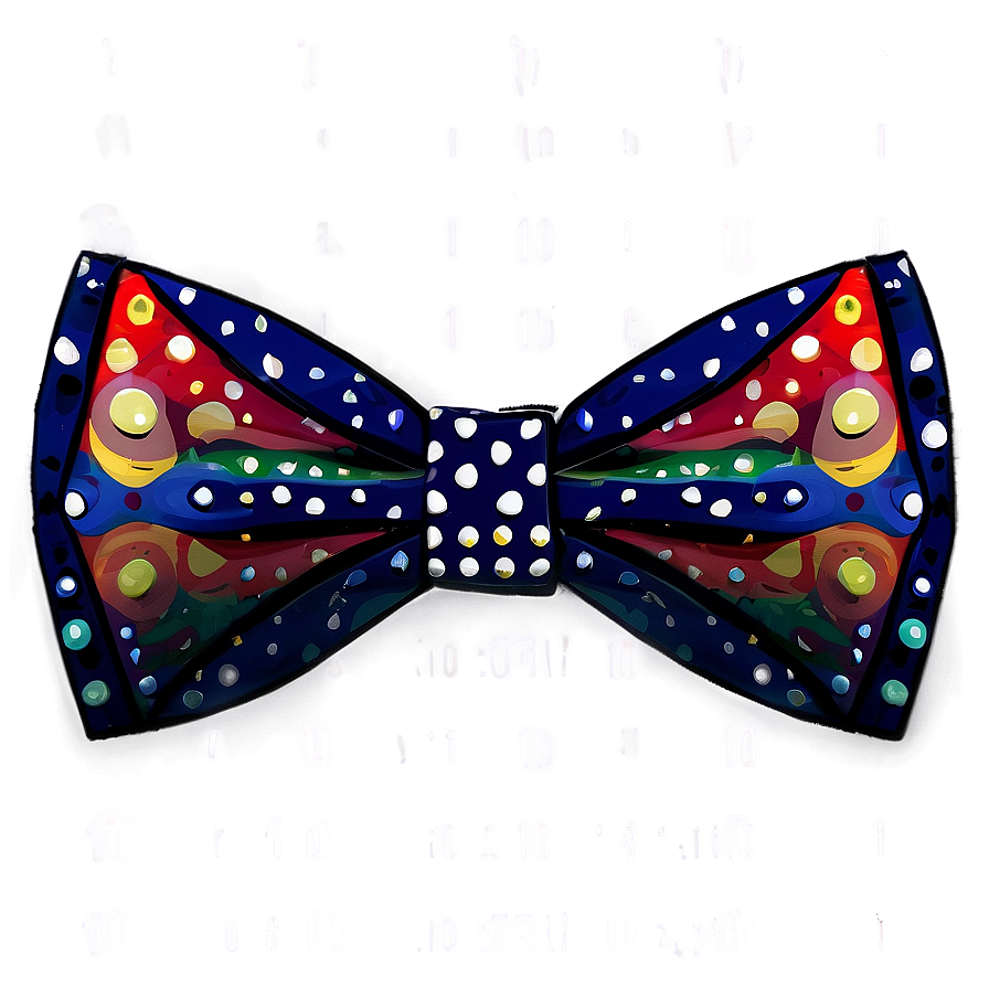 Dotted Bow Tie Png 05252024