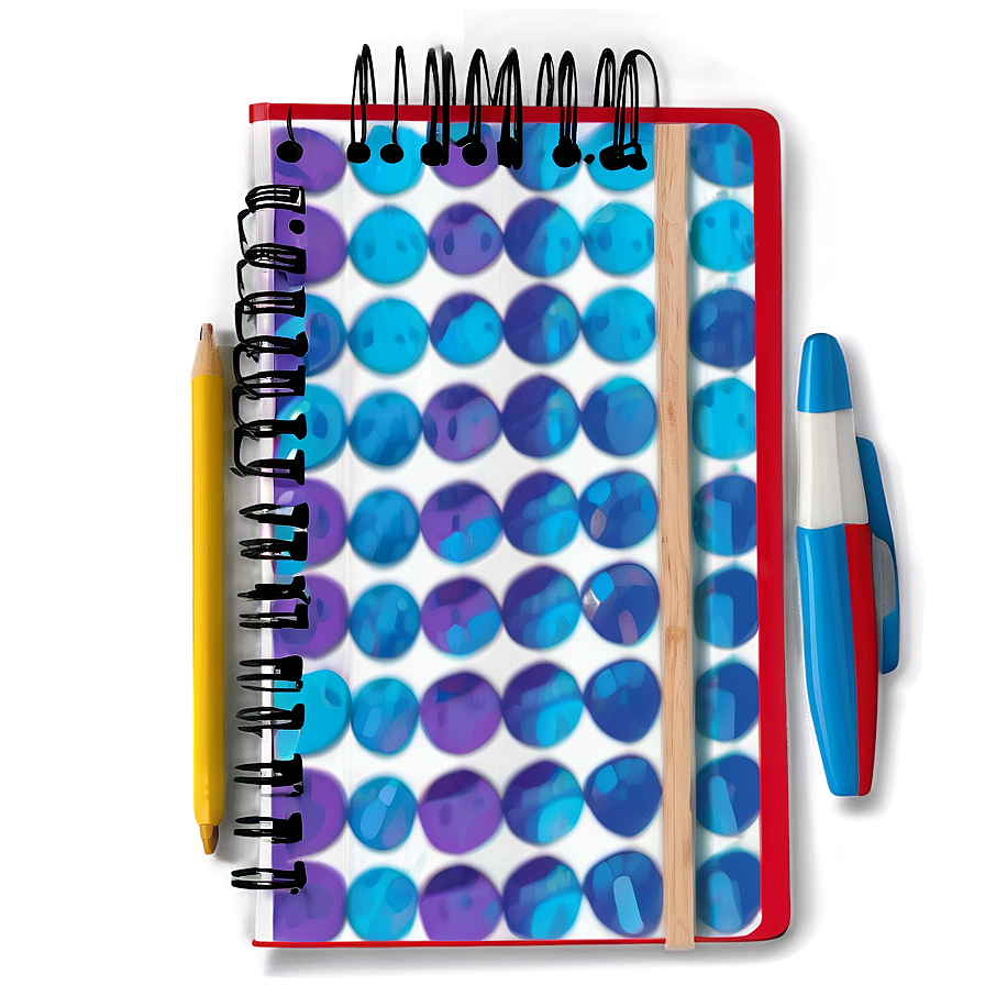 Dotted Notebook Png 81