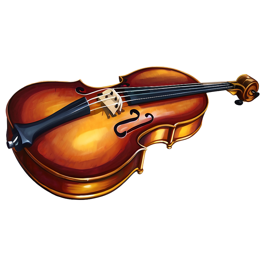 Double Bass Watercolor Png Xaq37