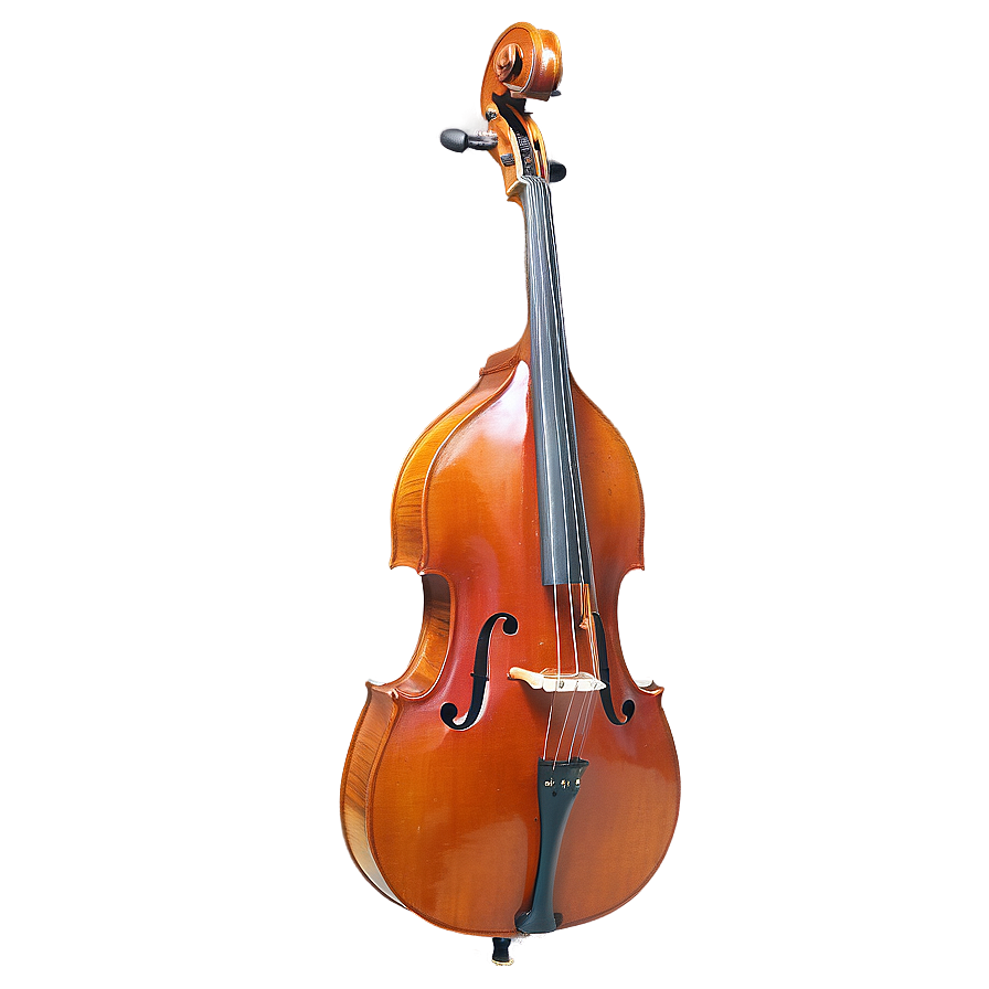 Double Bass With Sheet Music Png Mqr