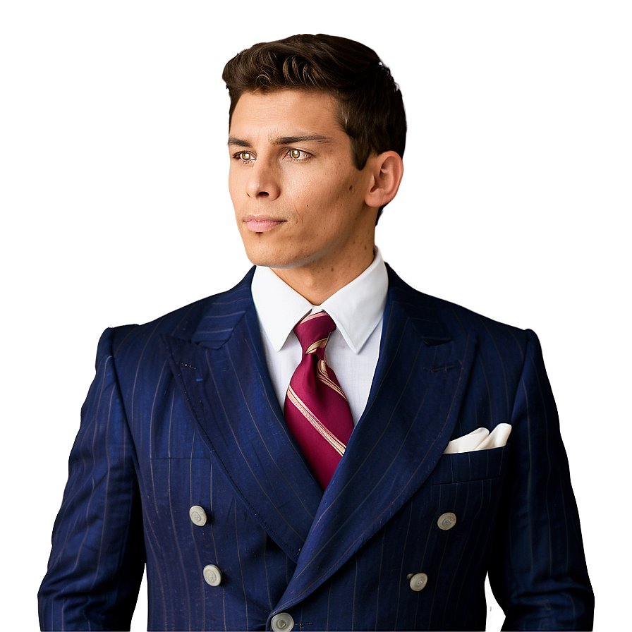 Double Breasted Suit And Tie Png Ctd