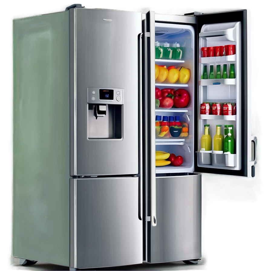 Double Door Fridge Png 05252024