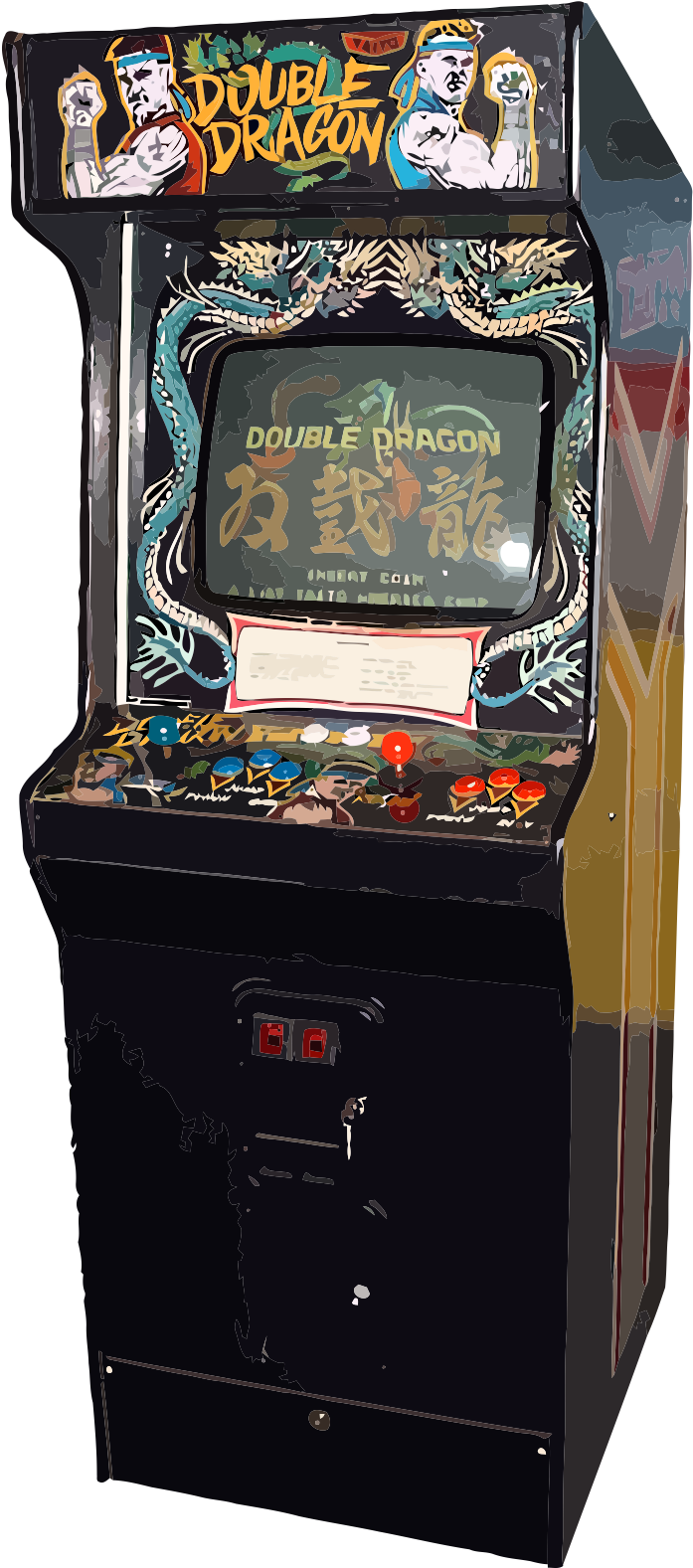 Double Dragon Arcade Machine