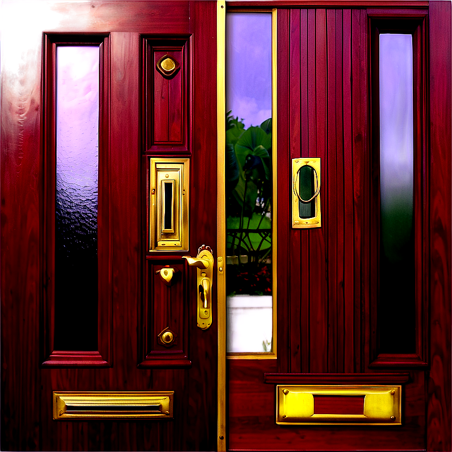 Double Front Doors Png Vea