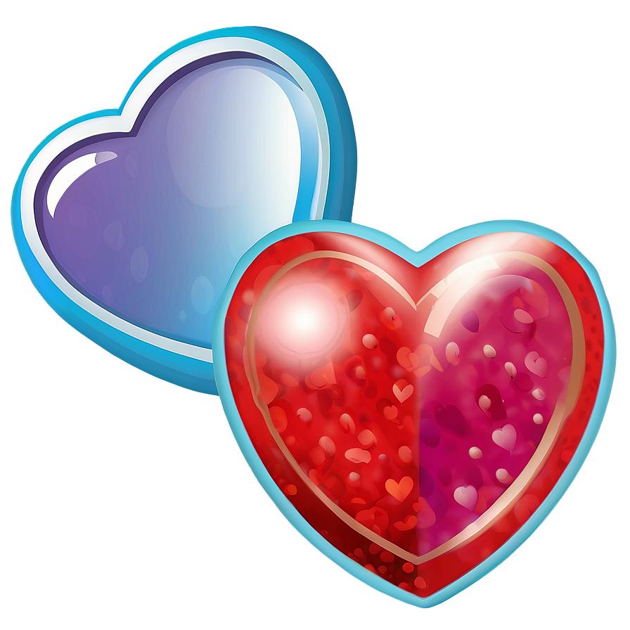 Double Heart Clipart Illustration Png 10