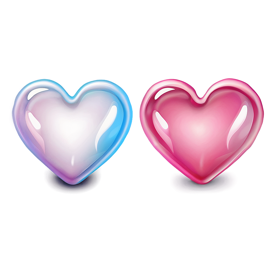 Double Heart Emoji Art Png 05042024