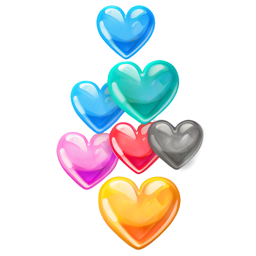 Double Heart Emoji Art Png Qpv66