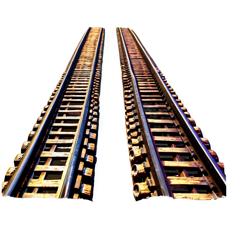 Double Railroad Tracks Parallel Png Dqd71