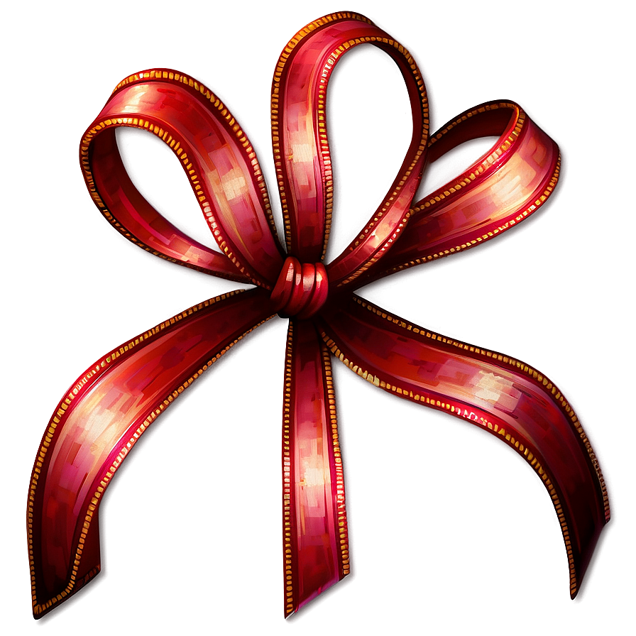 Double Red Bow Png 05252024