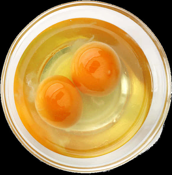 Double Yolk Eggsin Bowl