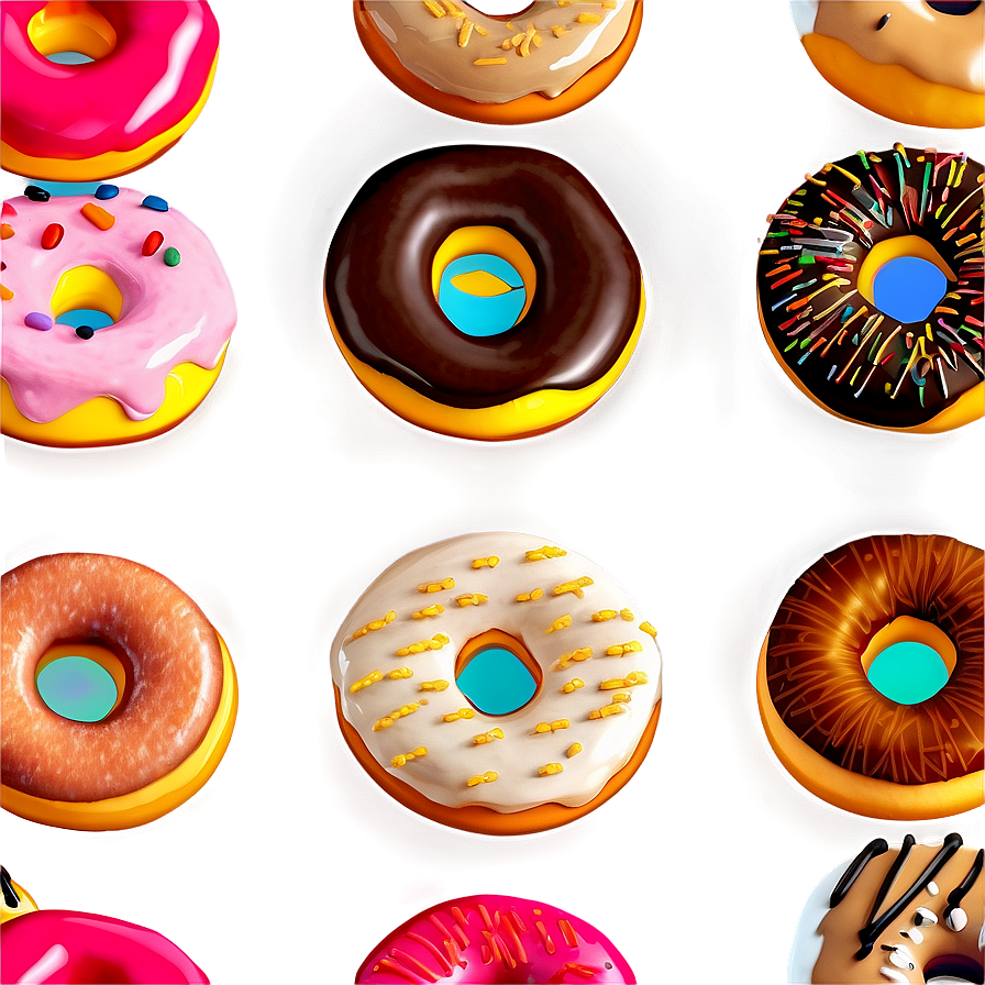 Doughnut Assortment Png 55