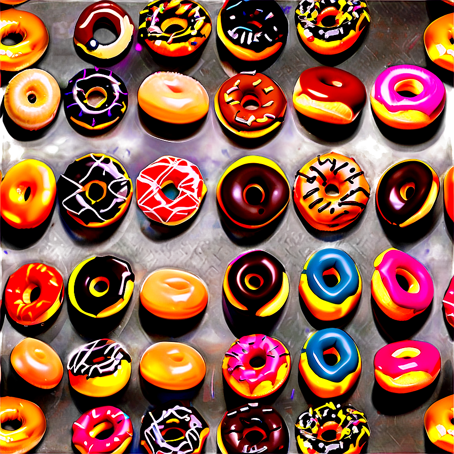 Doughnut Top View Png 06122024