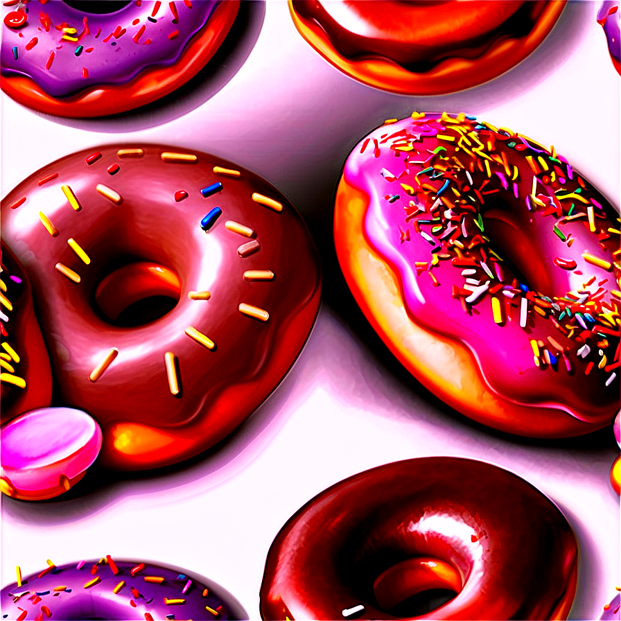 Doughnut With Cherry Png 1