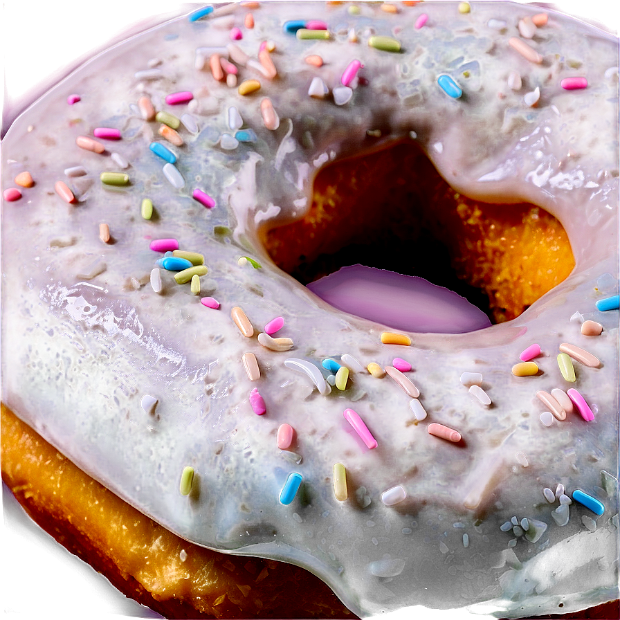 Doughnut With Icing Png Nui