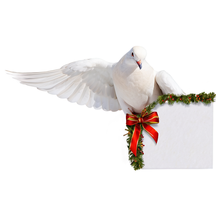 Dove With Banner Png Idt