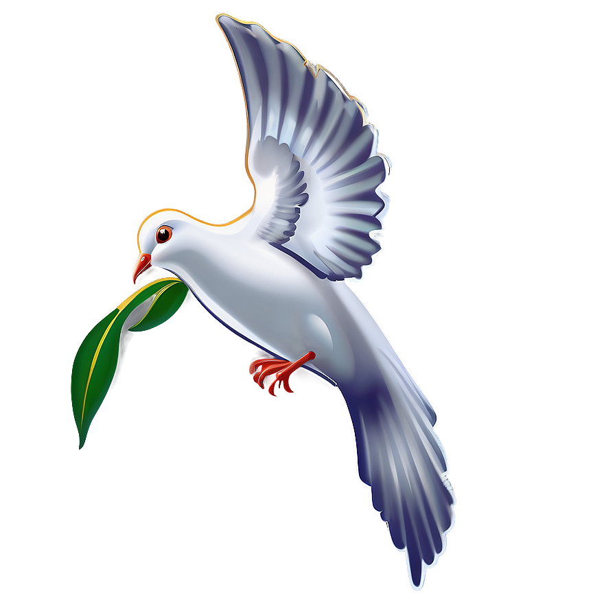 Dove With Olive Branch Clipart Png 21